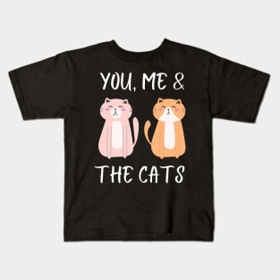 You, me & our cats Kids T-Shirt